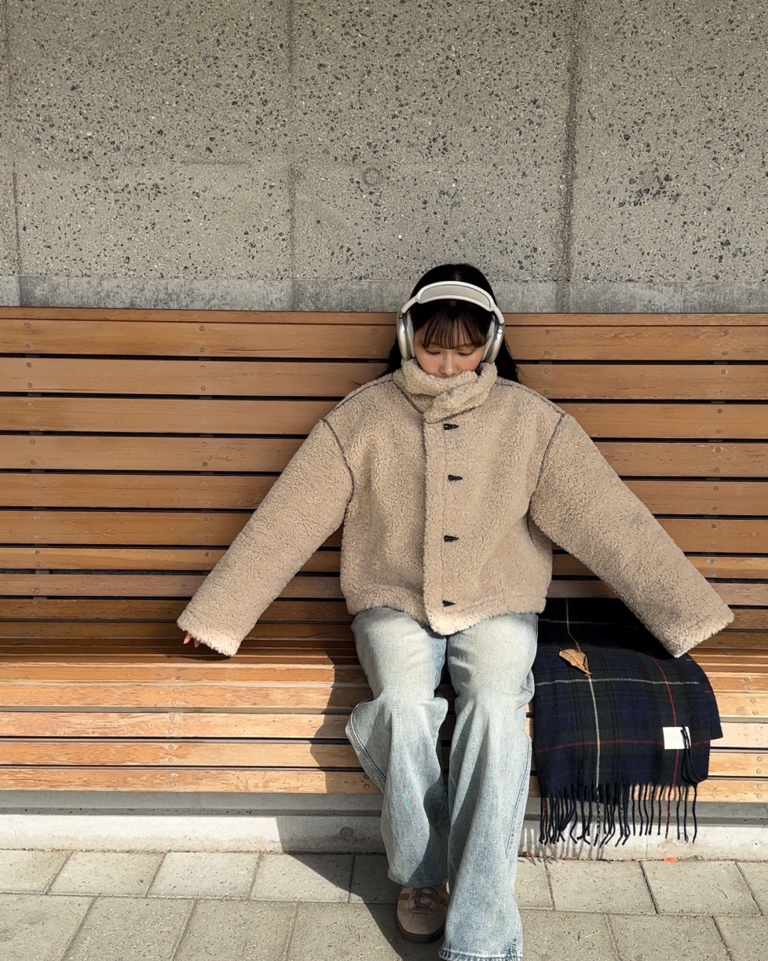 【即納】リバーシブルムートンジャケット AY0136