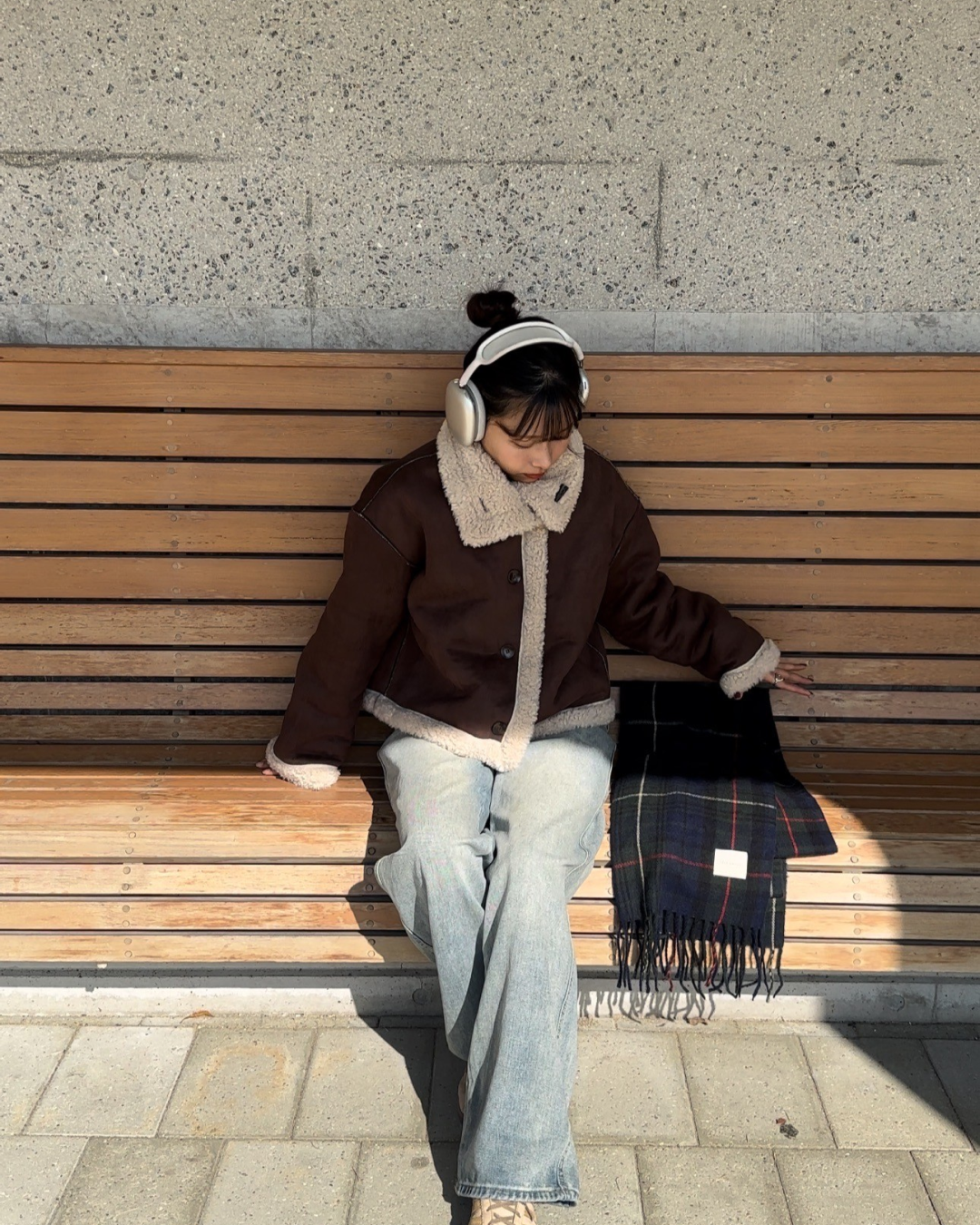 【即納】リバーシブルムートンジャケット AY0136