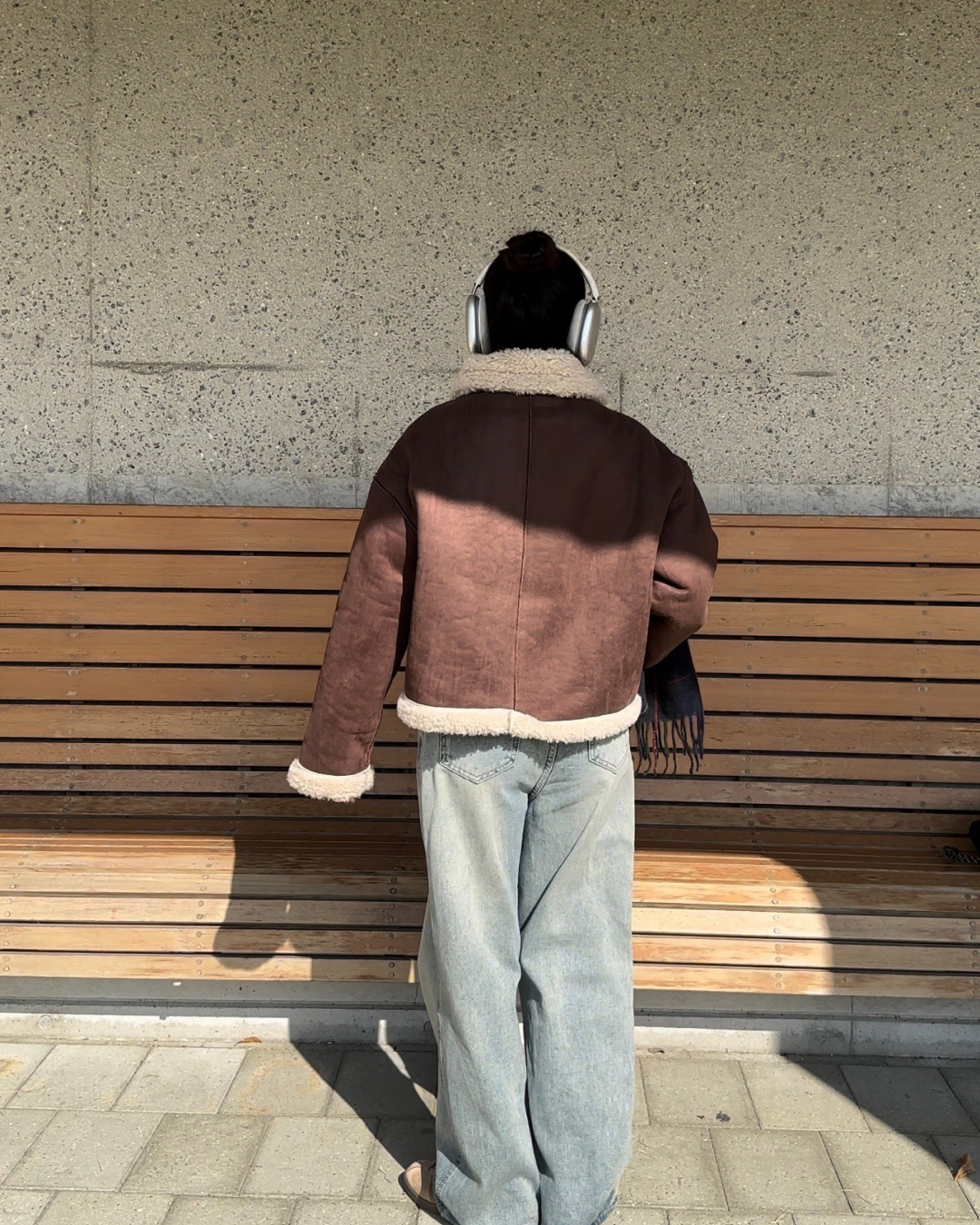 【即納】リバーシブルムートンジャケット AY0136