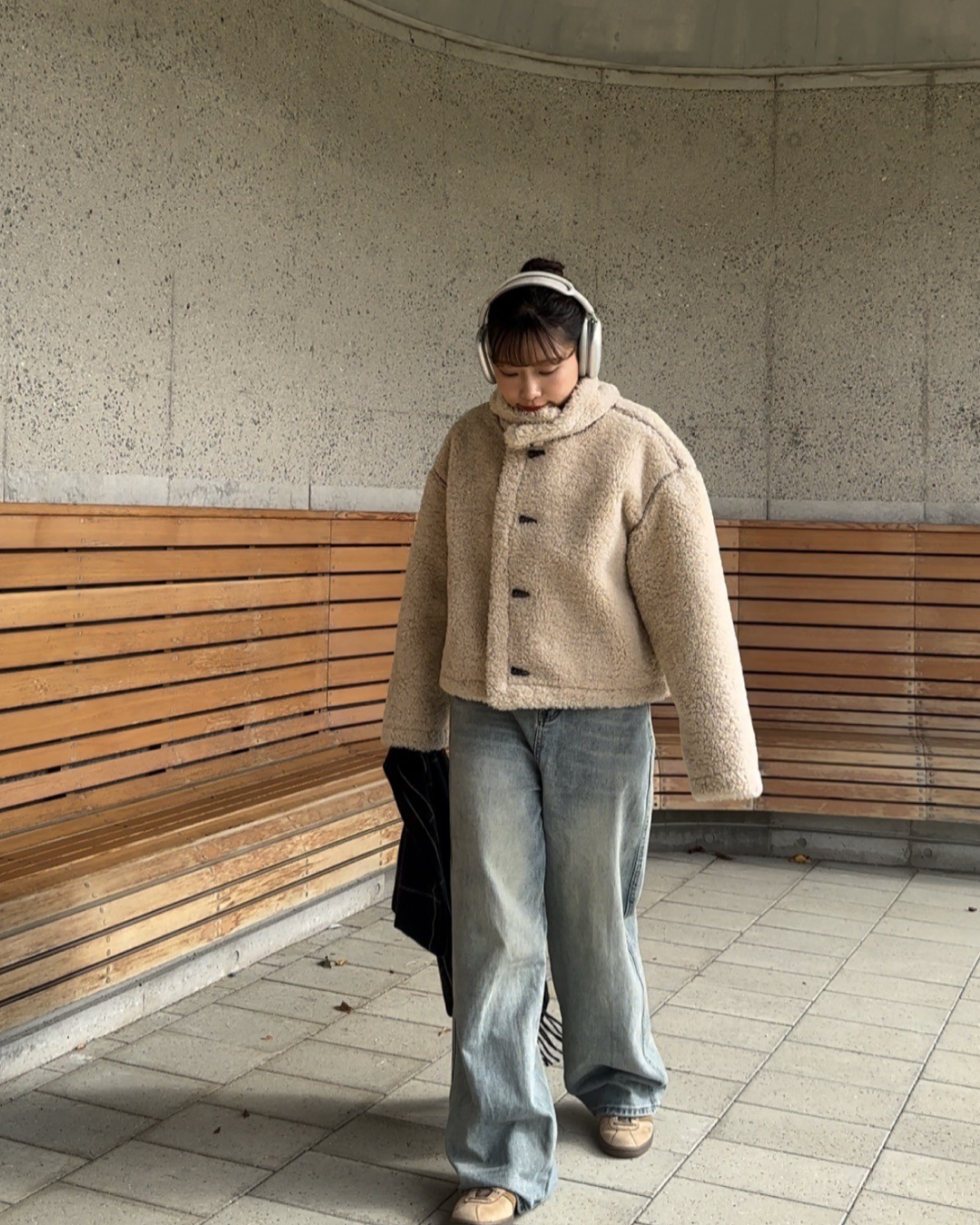 【即納】リバーシブルムートンジャケット AY0136