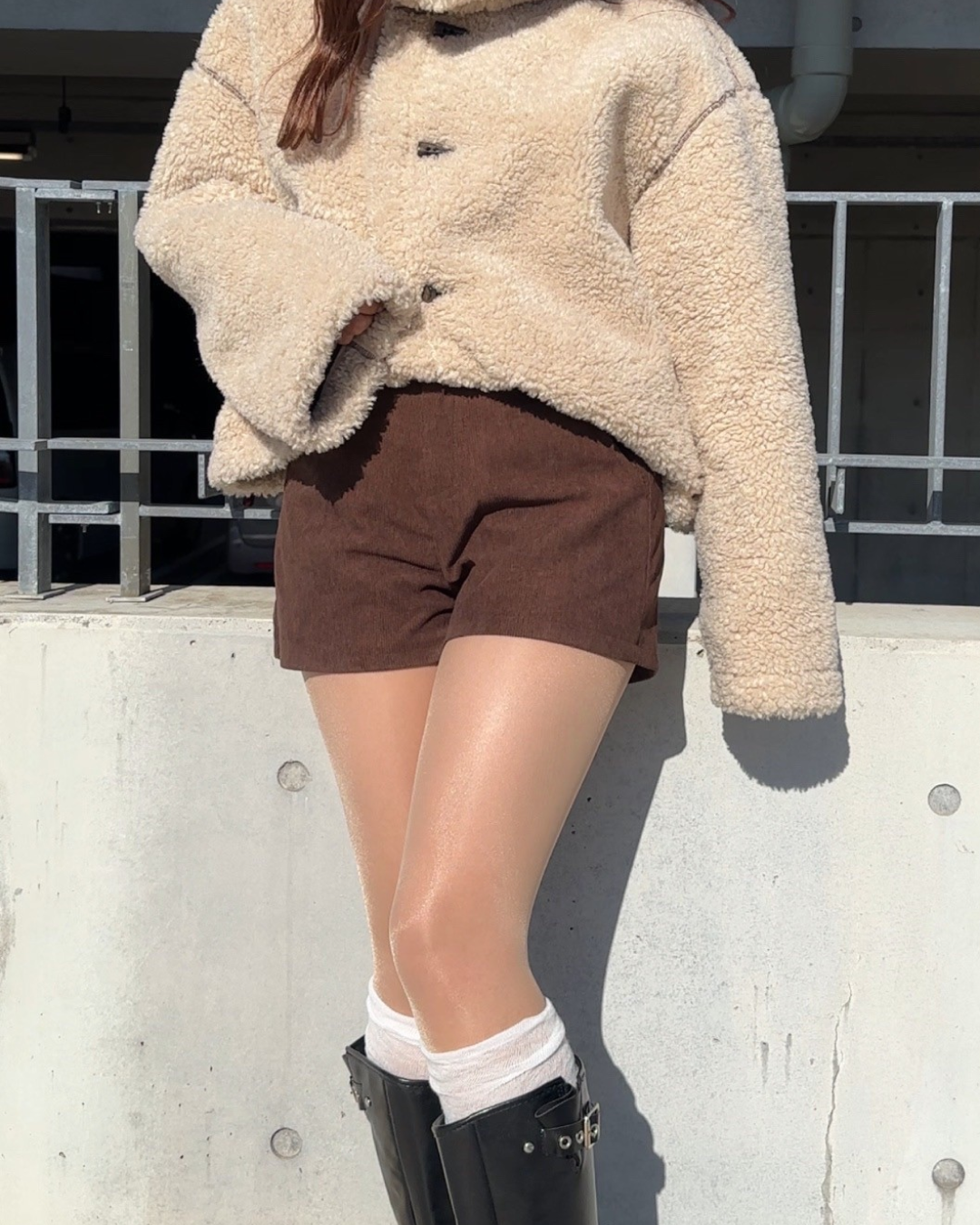 コーデュロイショートパンツ AY0177