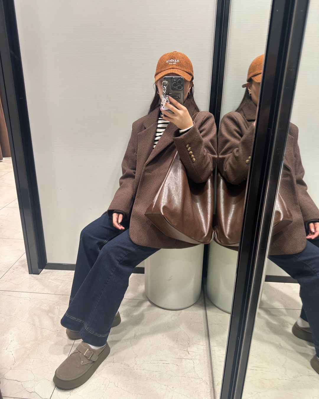 インディゴデニムパンツ(セットアップ可能) AY0192