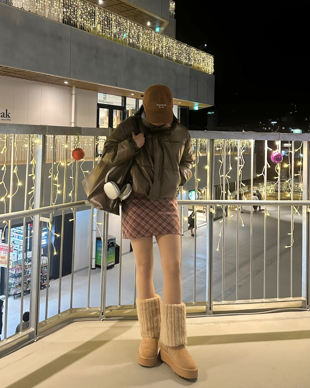 チェック柄ショートスカート AY0193