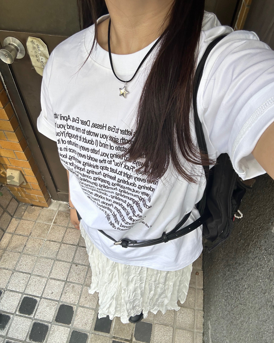 レタリングビッグTシャツ AY0658