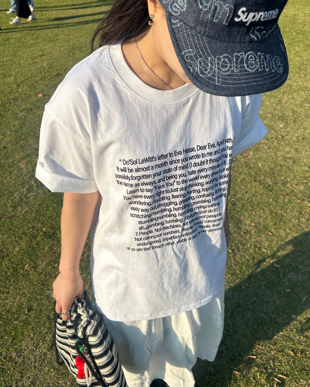 レタリングビッグTシャツ AY0658