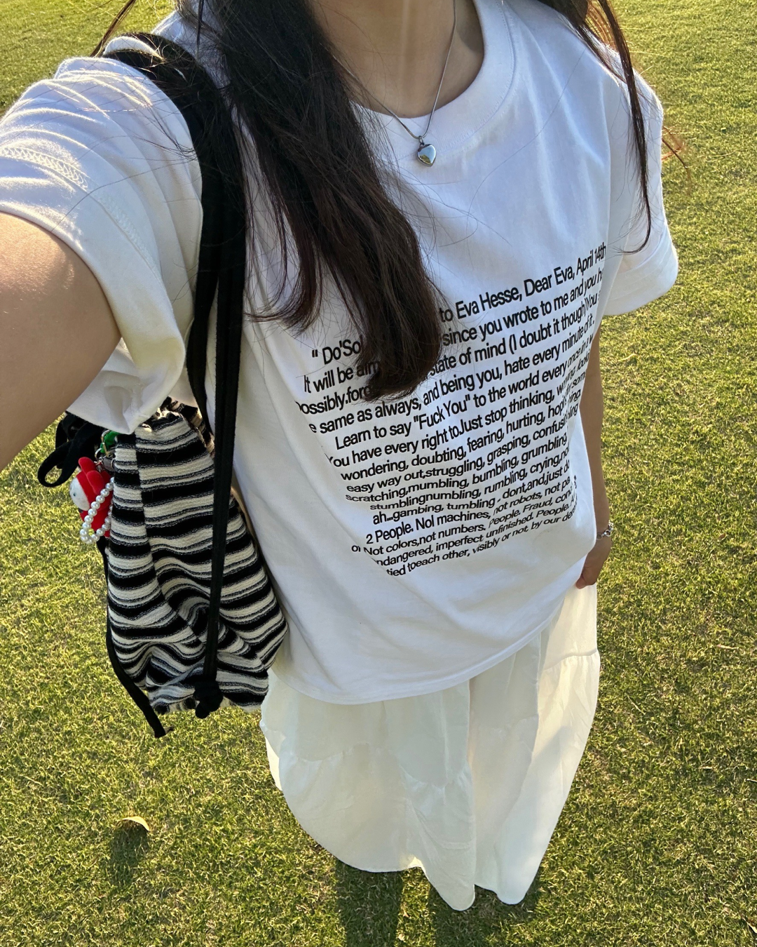 レタリングビッグTシャツ AY0658