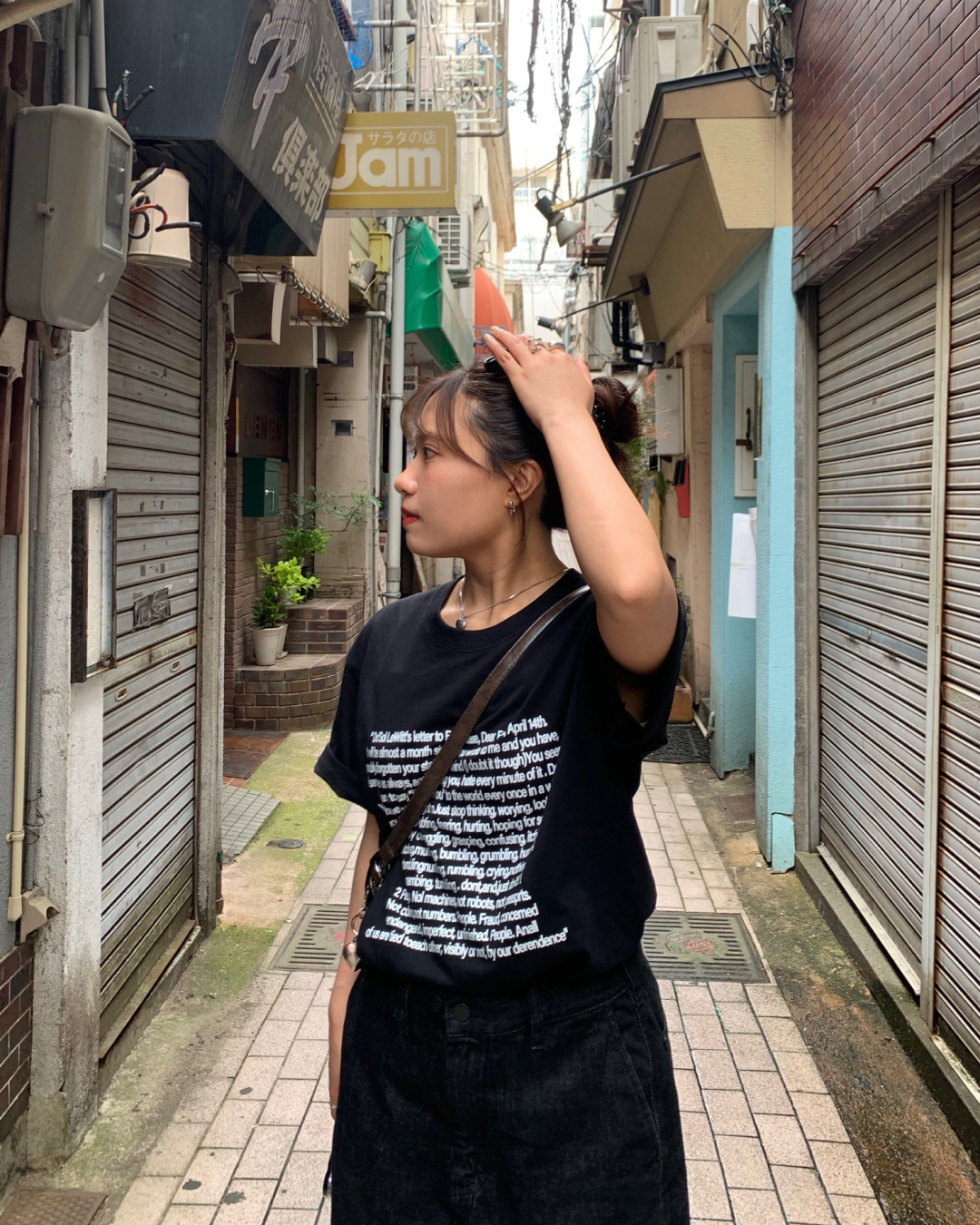 レタリングビッグTシャツ AY0658