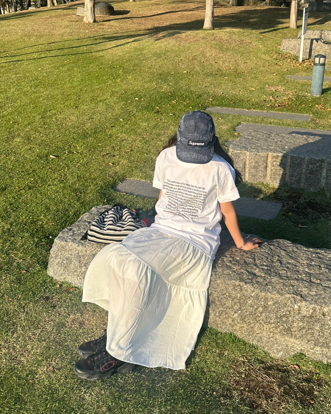 レタリングビッグTシャツ AY0658