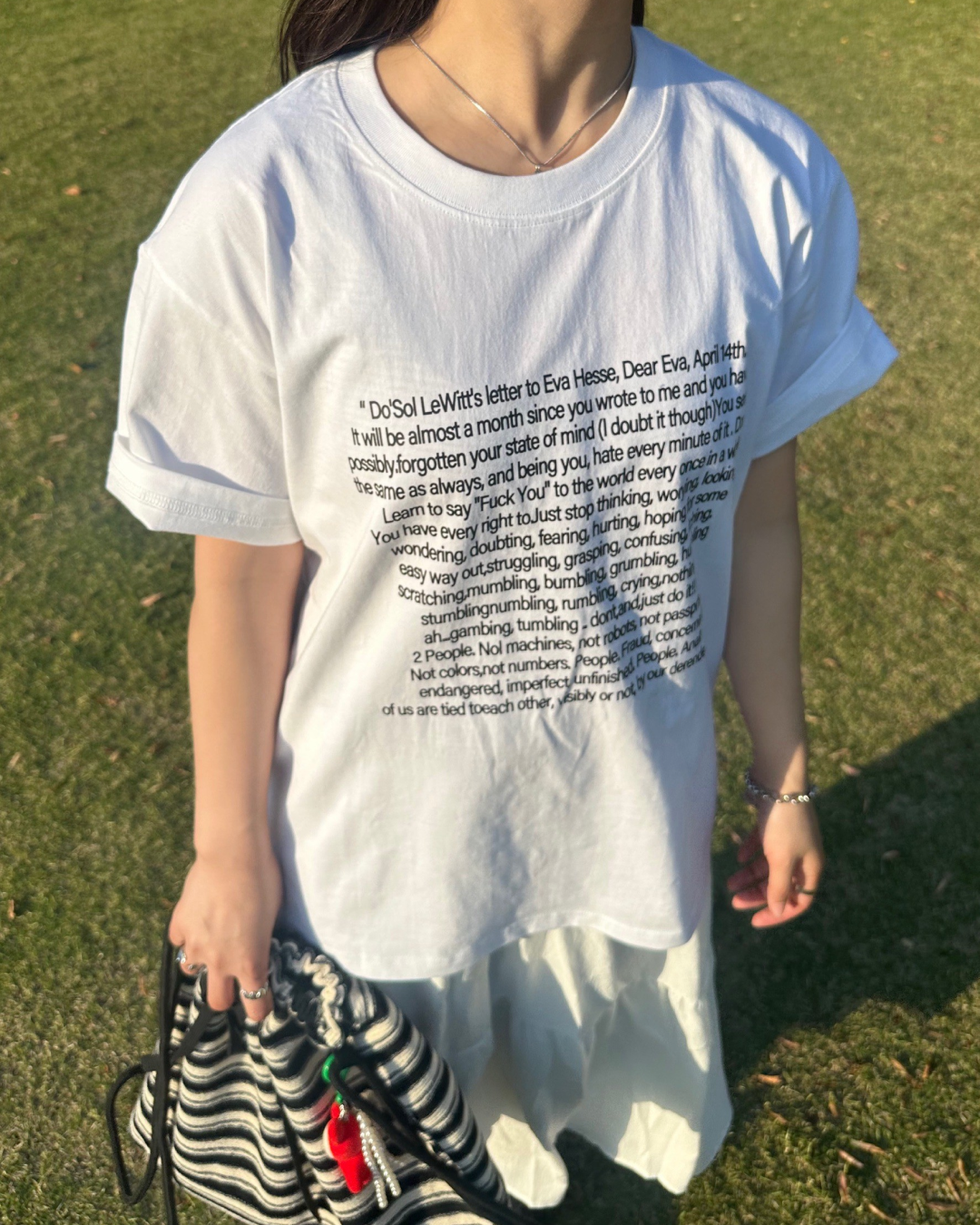 レタリングビッグTシャツ AY0658