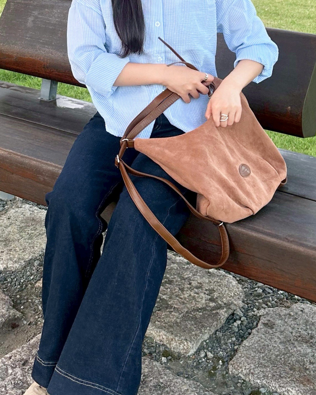 インディゴデニムパンツ(セットアップ可能) AY0192