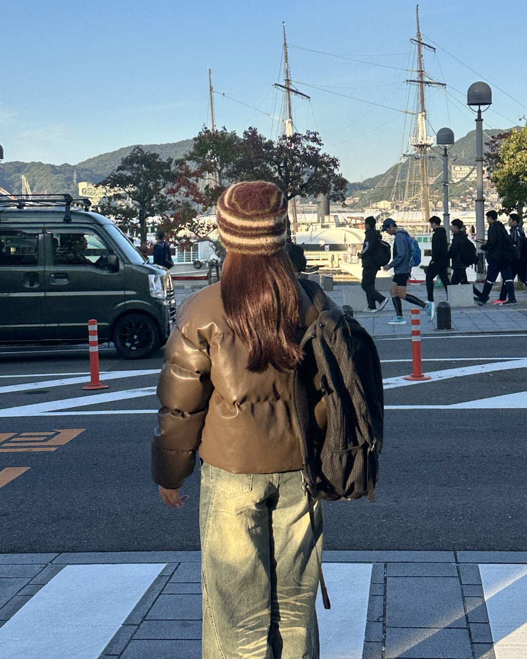 ショート丈パファージャケット AY1097