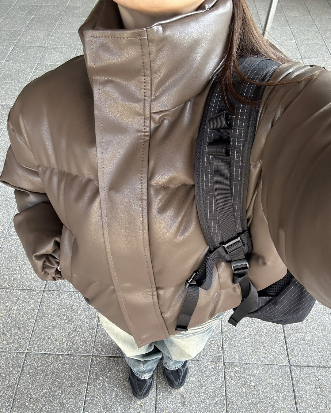 ショート丈パファージャケット AY1097