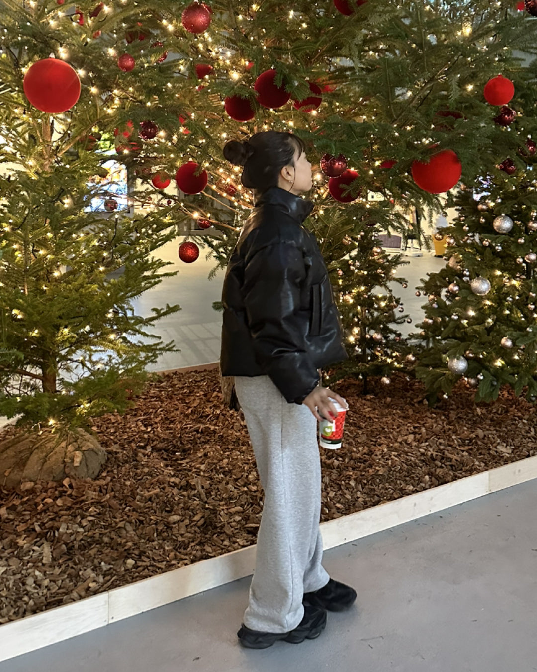 ショート丈パファージャケット AY1097