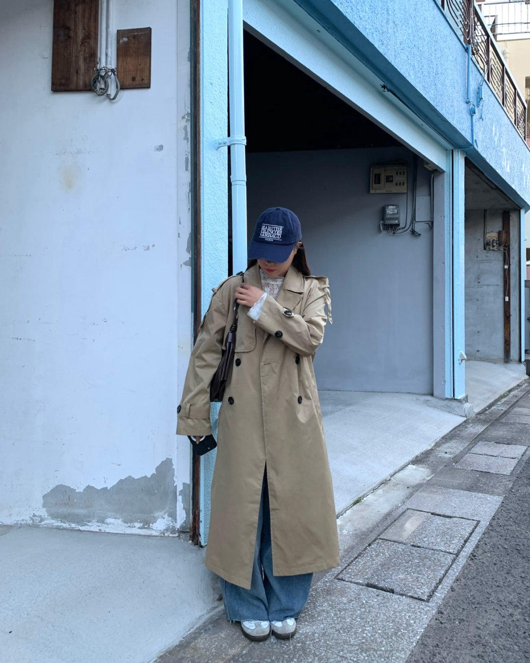 ベルト付きロングトレンチコート AY1126 – YOLO（ヨロ）｜ファッション通販