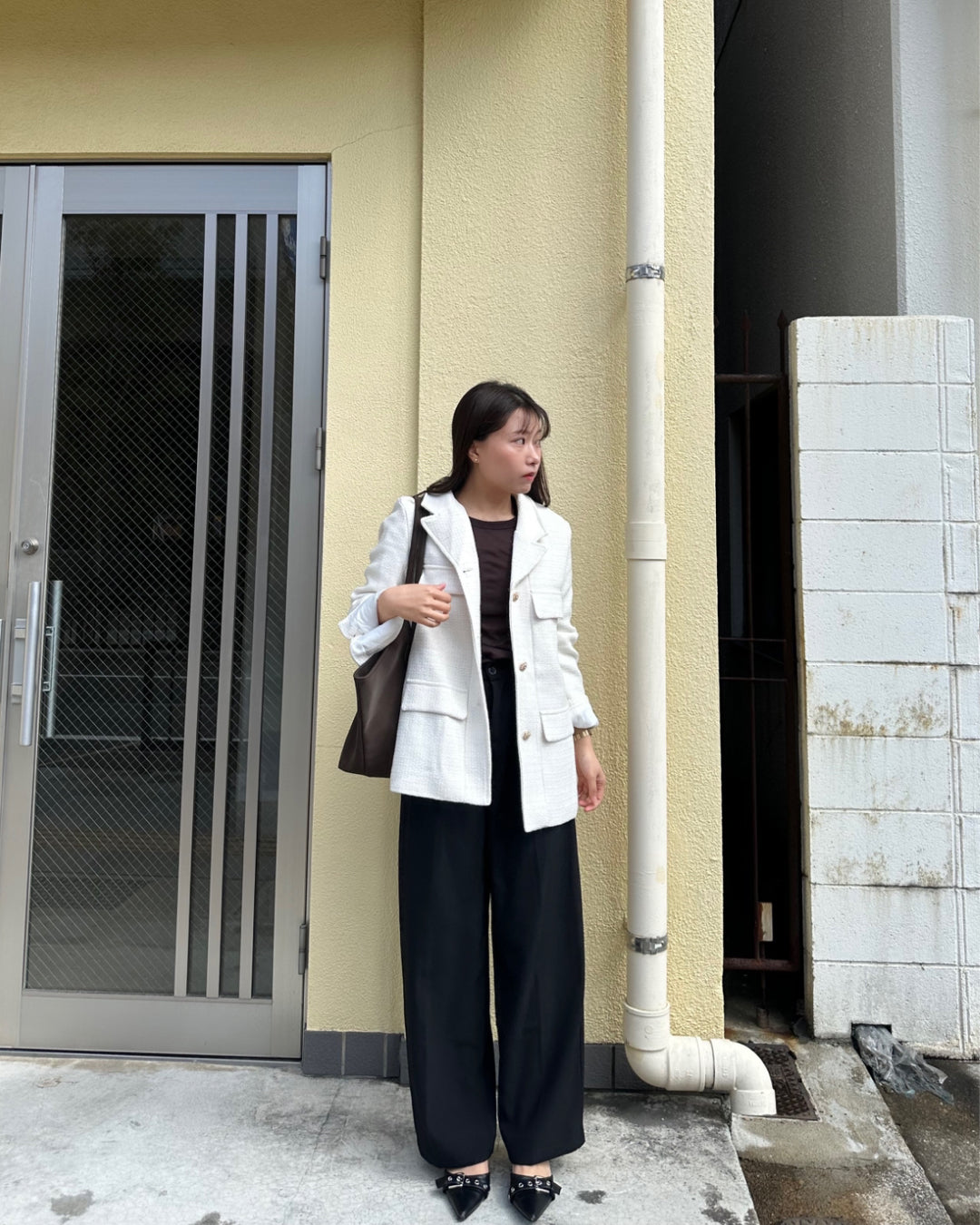 マルチポケットツイードジャケット AY1140