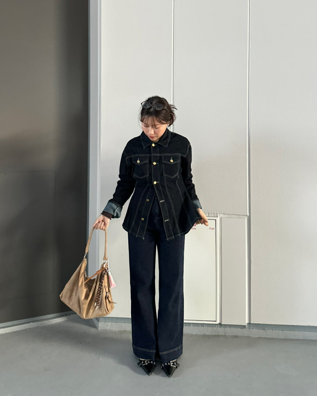 フィットデニムジャケット AY1151