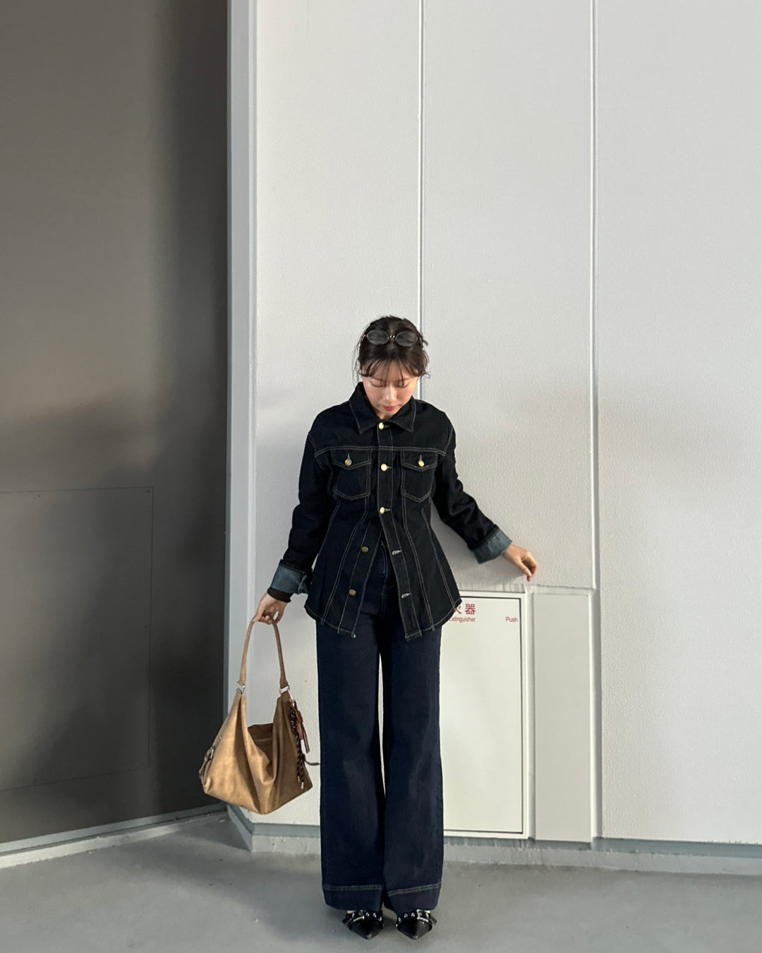 フィットデニムジャケット AY1151