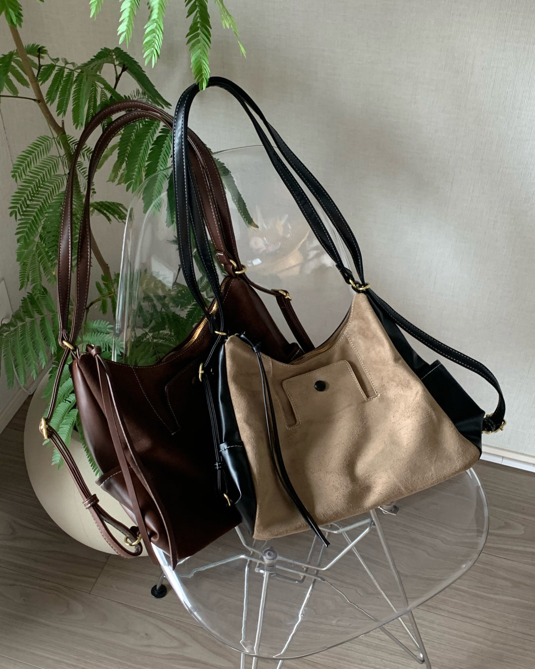 3wayバイカラーバッグ AY1212