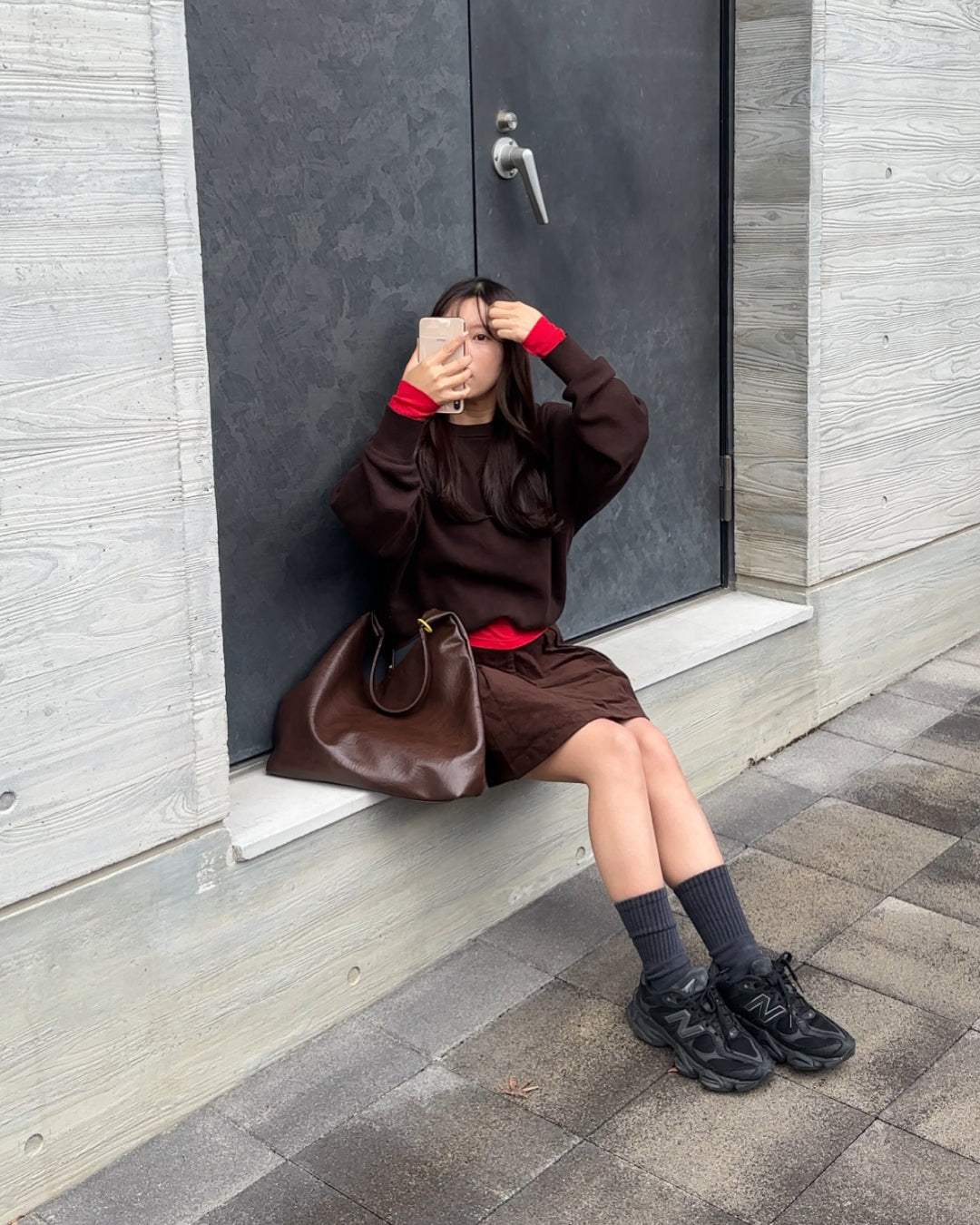 【即納】コーデュロイボックスプリーツスカート AY5005