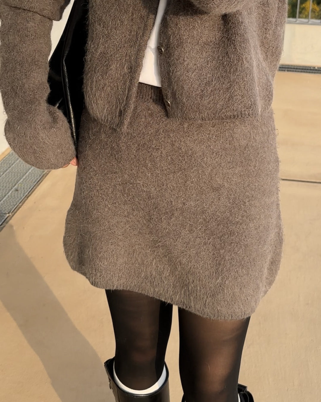 【即納】シャギーミニスカート AY5008