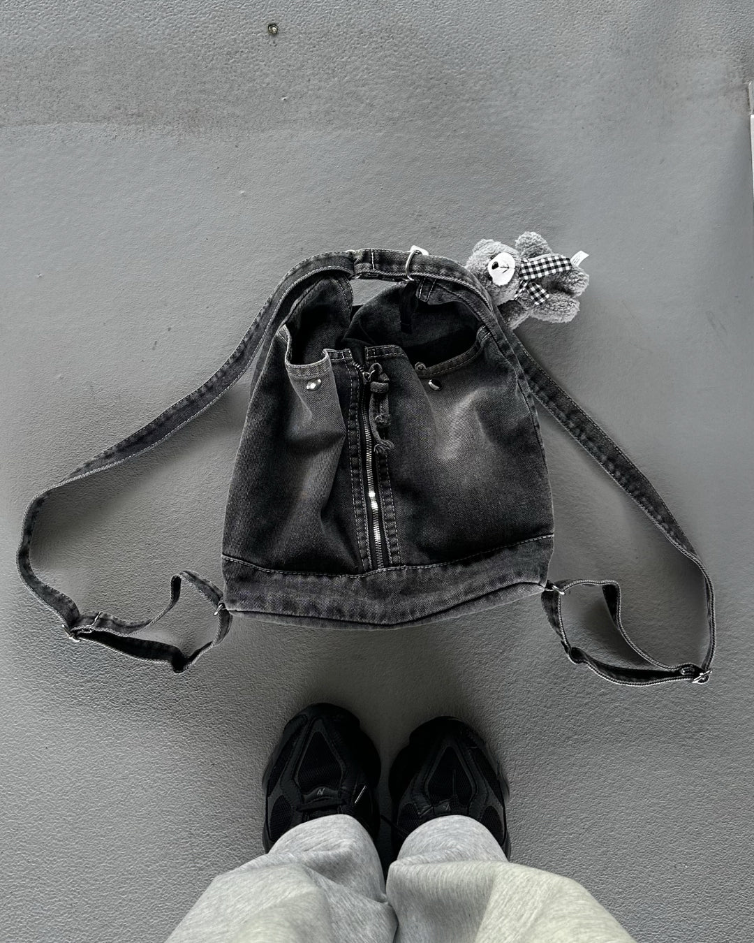 【即納】マルチショルダーウォッシュデニムバッグ AY5009