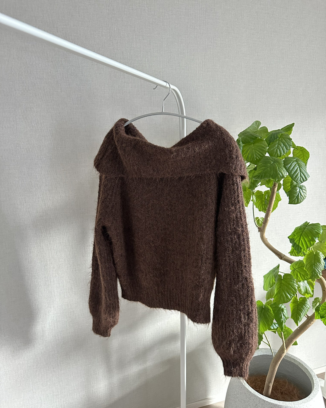 【即納】ローゲージオフショルニット AY5011