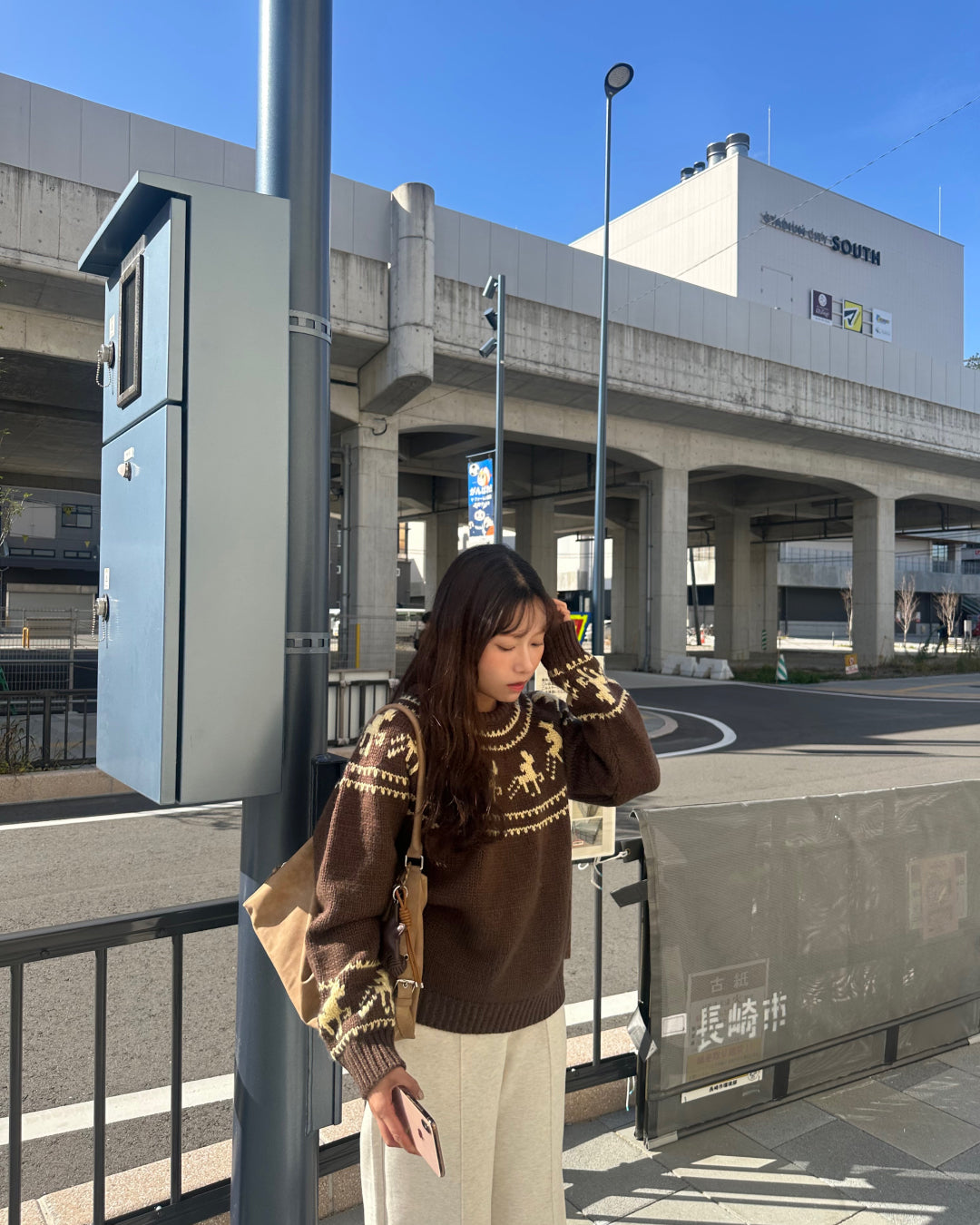 【即納】アーガイルケーブルセーター AY5021