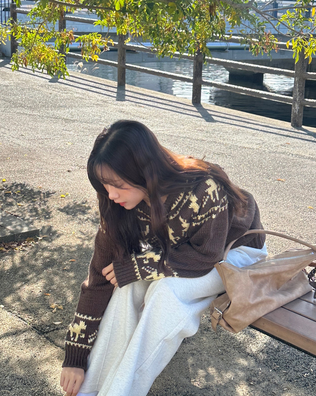 【即納】アーガイルケーブルセーター AY5021