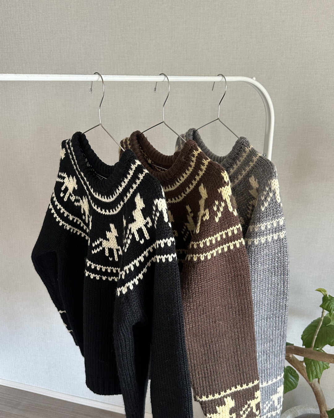 【即納】アーガイルケーブルセーター AY5021