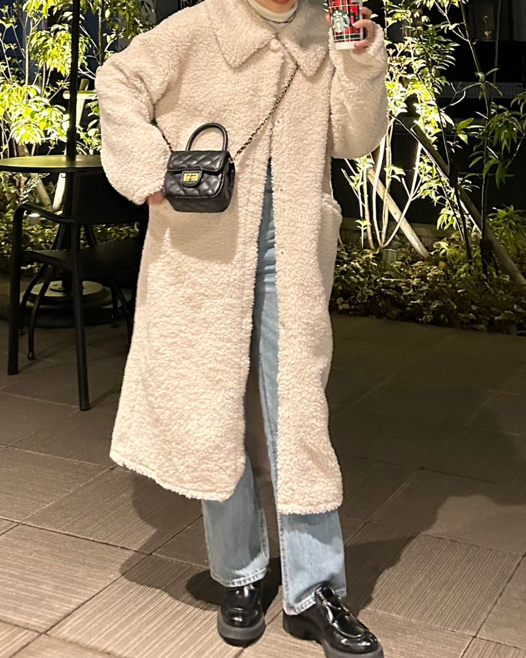 Lambswool long coat B0016