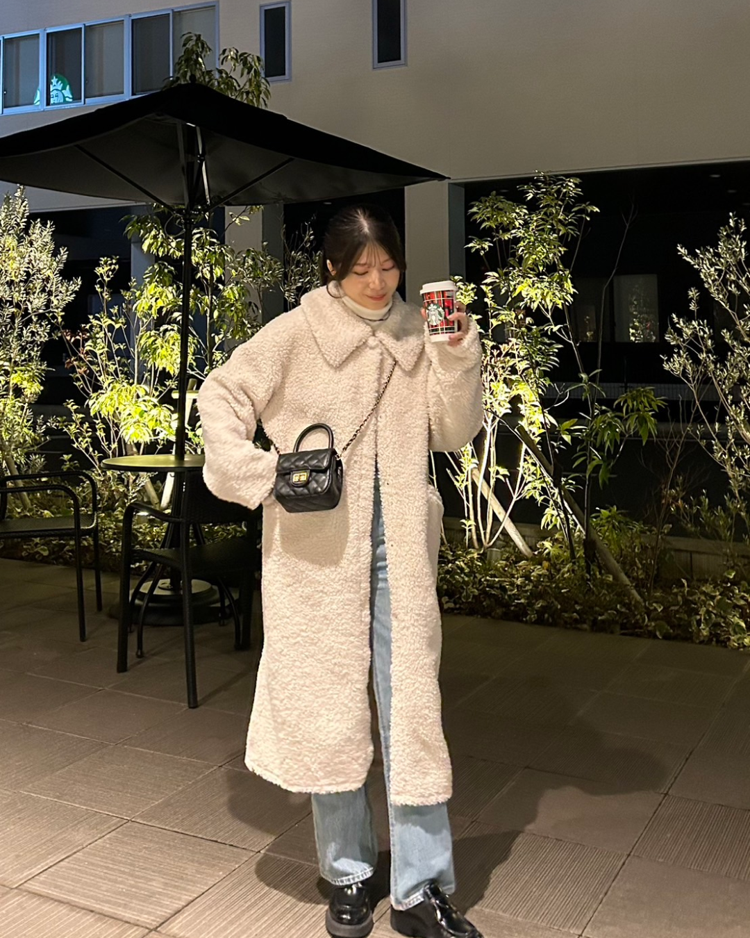 Lambswool long coat B0016