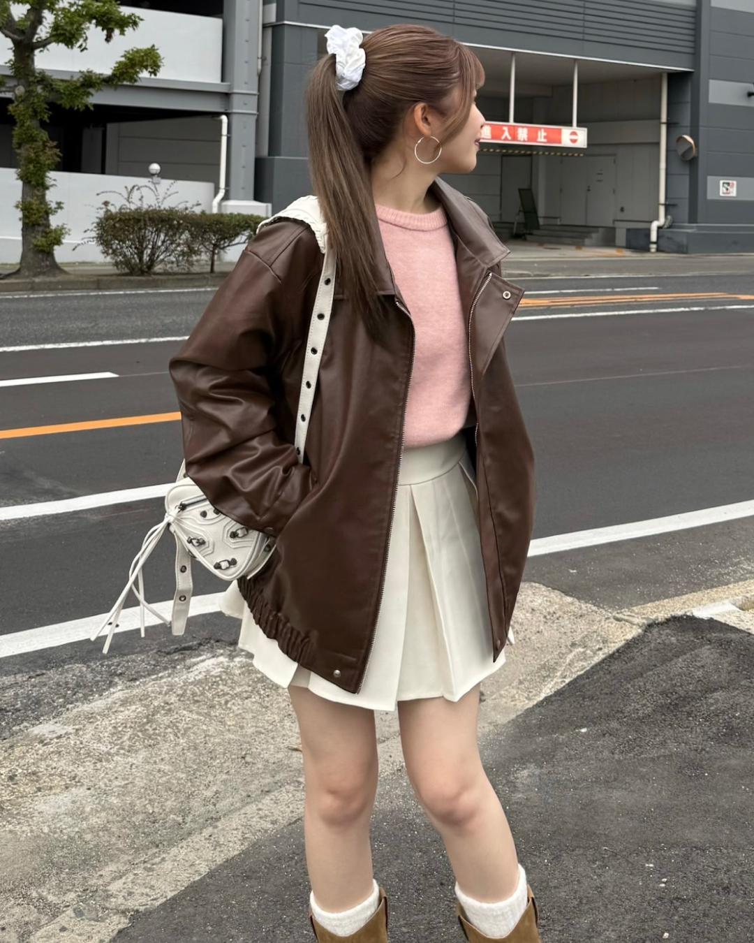 モヘアニットセーター B0256