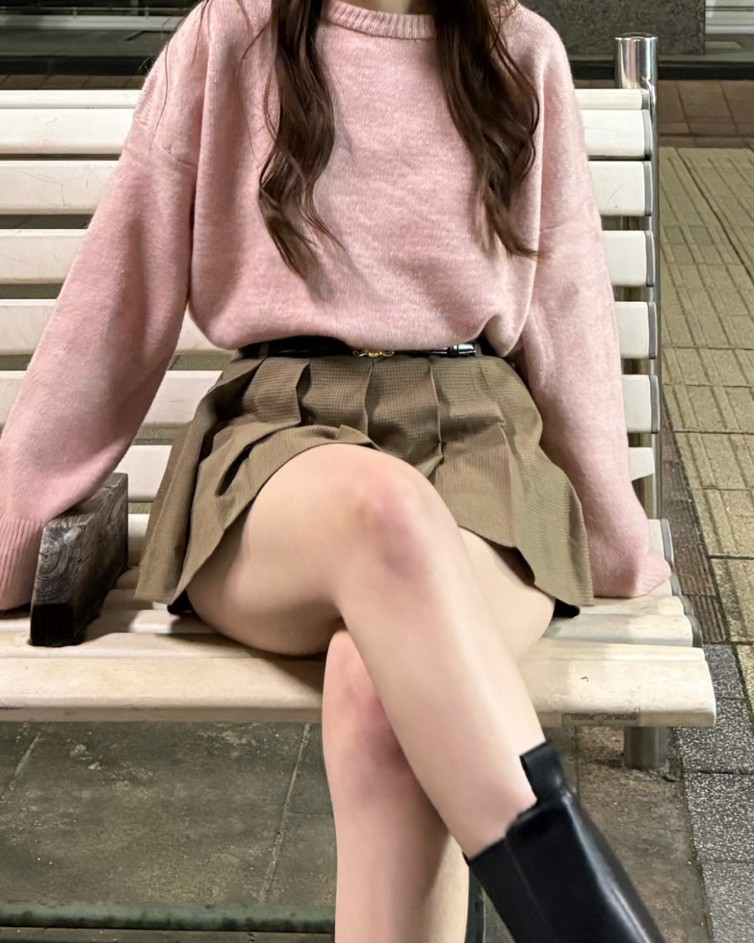モヘアニットセーター B0256