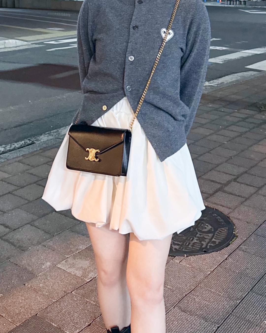 シフォンバルーンスカート B1030