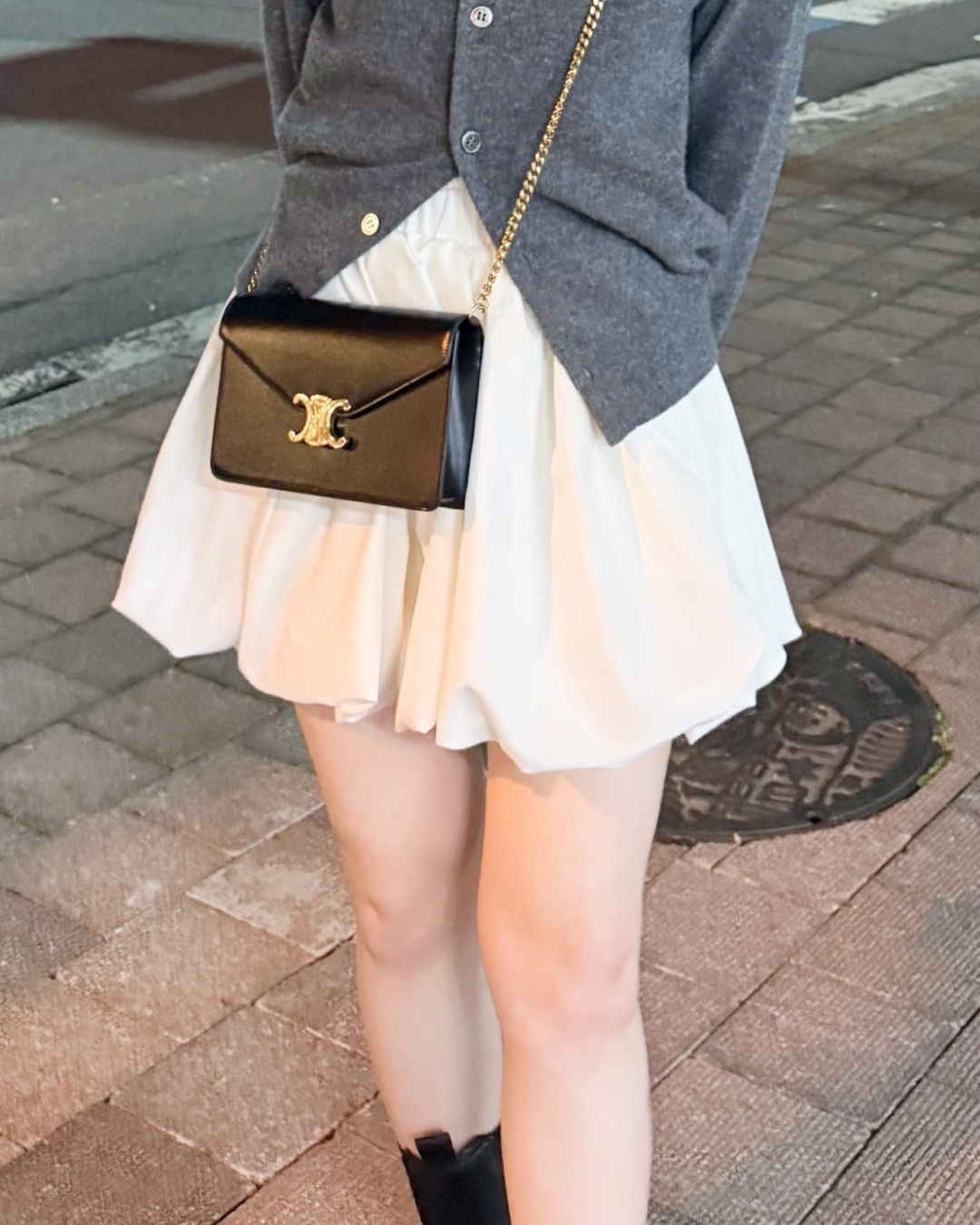 シフォンバルーンスカート B1030