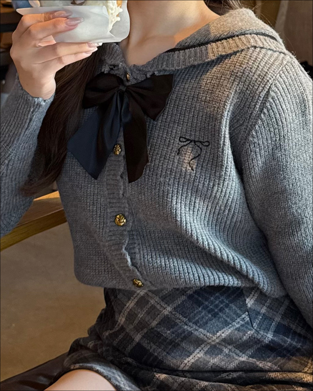 リボンセーラーニット
B2173