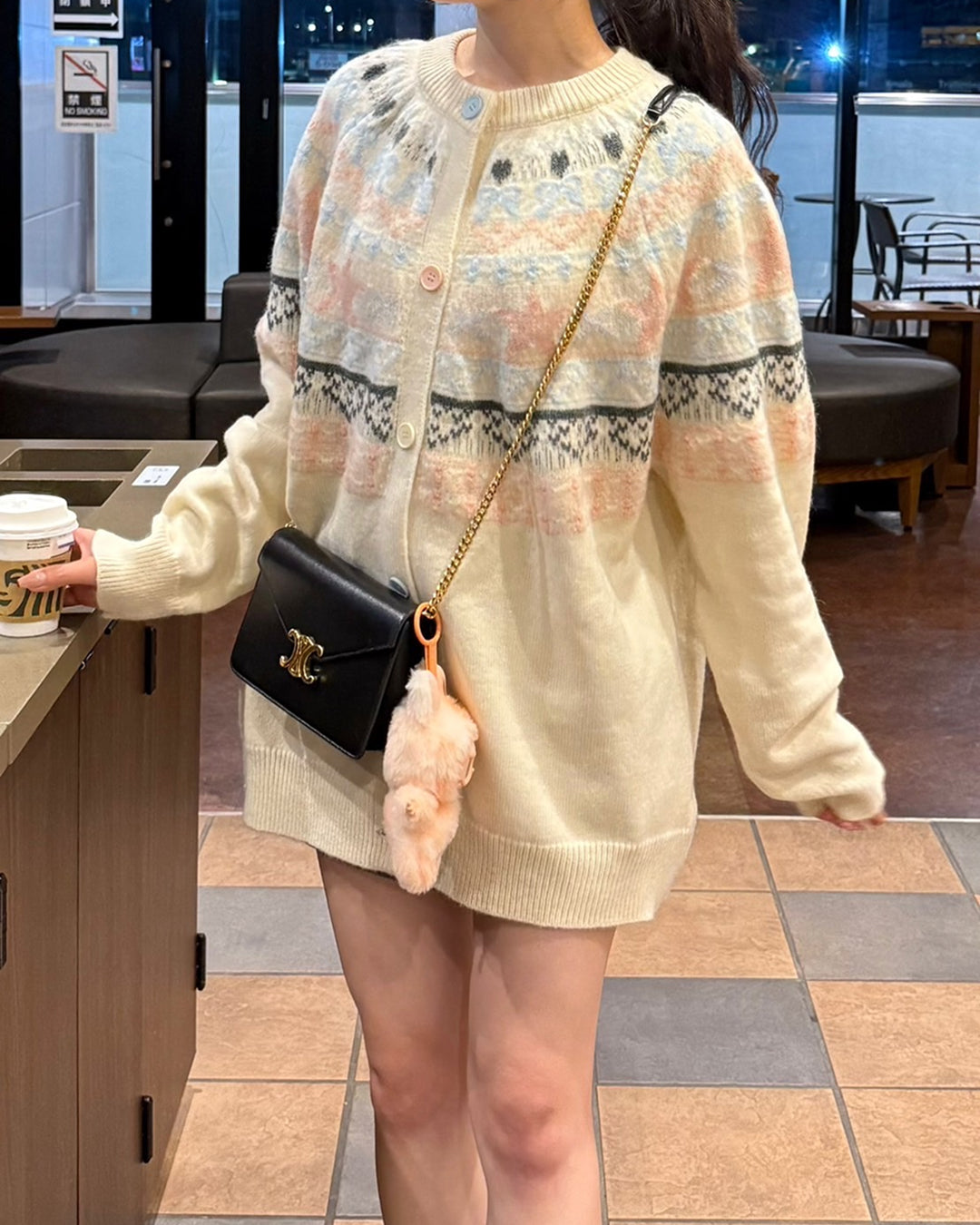 リズリサ 　アーガイル柄　シャツ襟ニット リズリサ アーガイル柄 シャツ襟ニット リズリサ ニット セーター