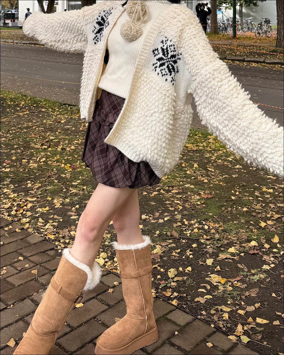 スノーフレークニットカーディガン
B5002