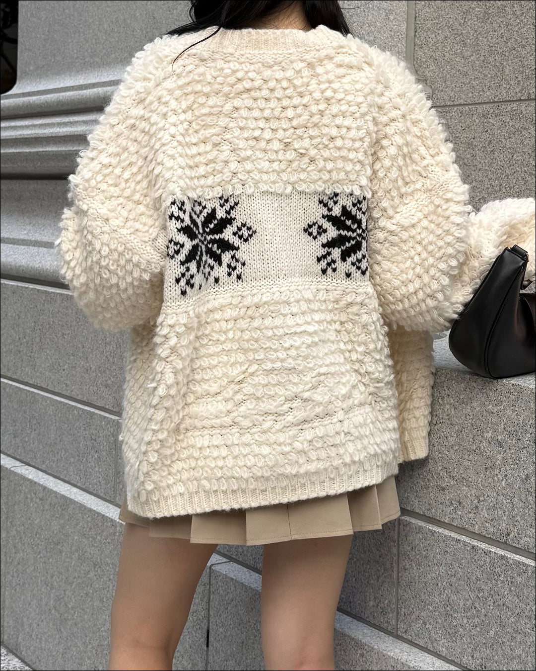 スノーフレークニットカーディガン
B5002