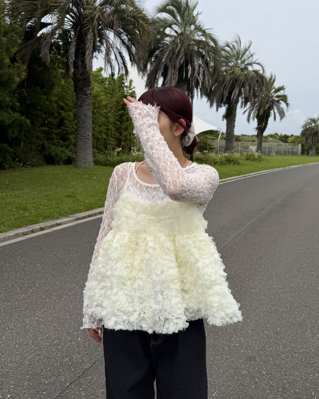 3Dフラワーキャミソール BB0162 – YOLO（ヨロ）｜ファッション通販