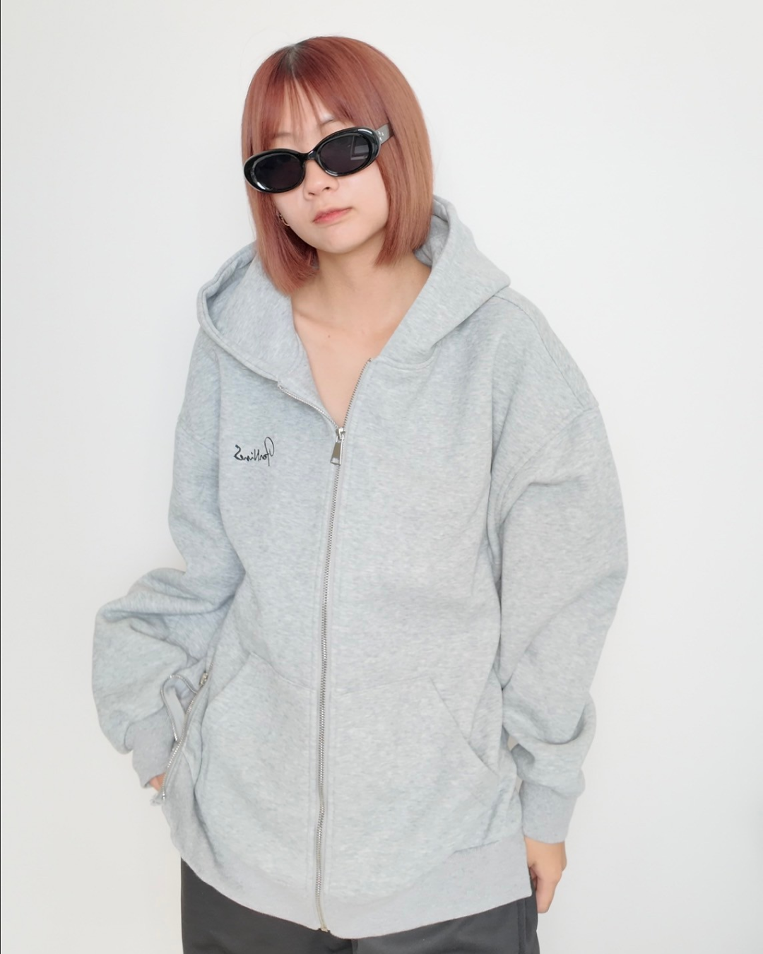 【即納】ヘビーウェイトバックプリントパーカー K0106