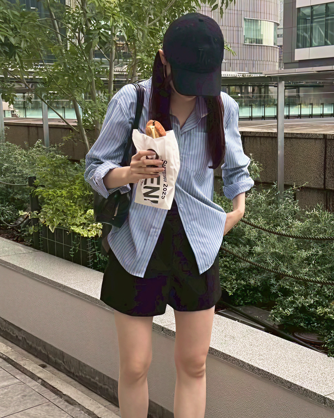 ブルーストライプシャツ BM0006