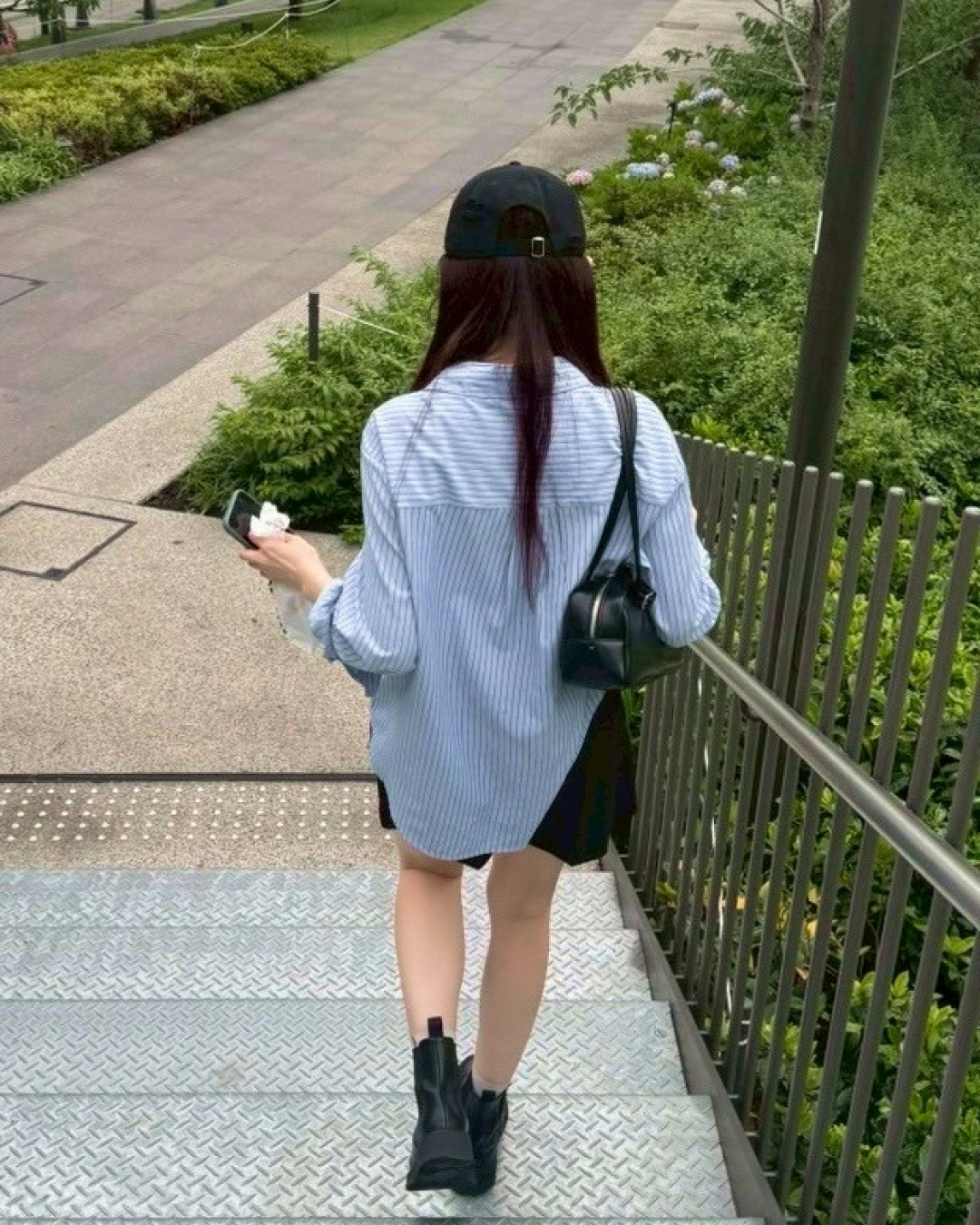 ブルーストライプシャツ BM0006