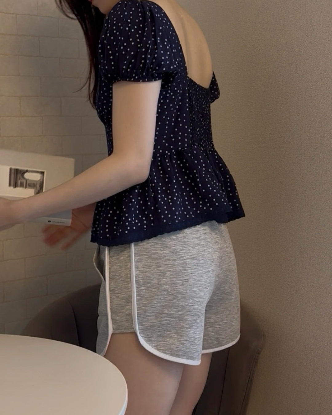 サイドラインショートスウェットパンツ BM0040