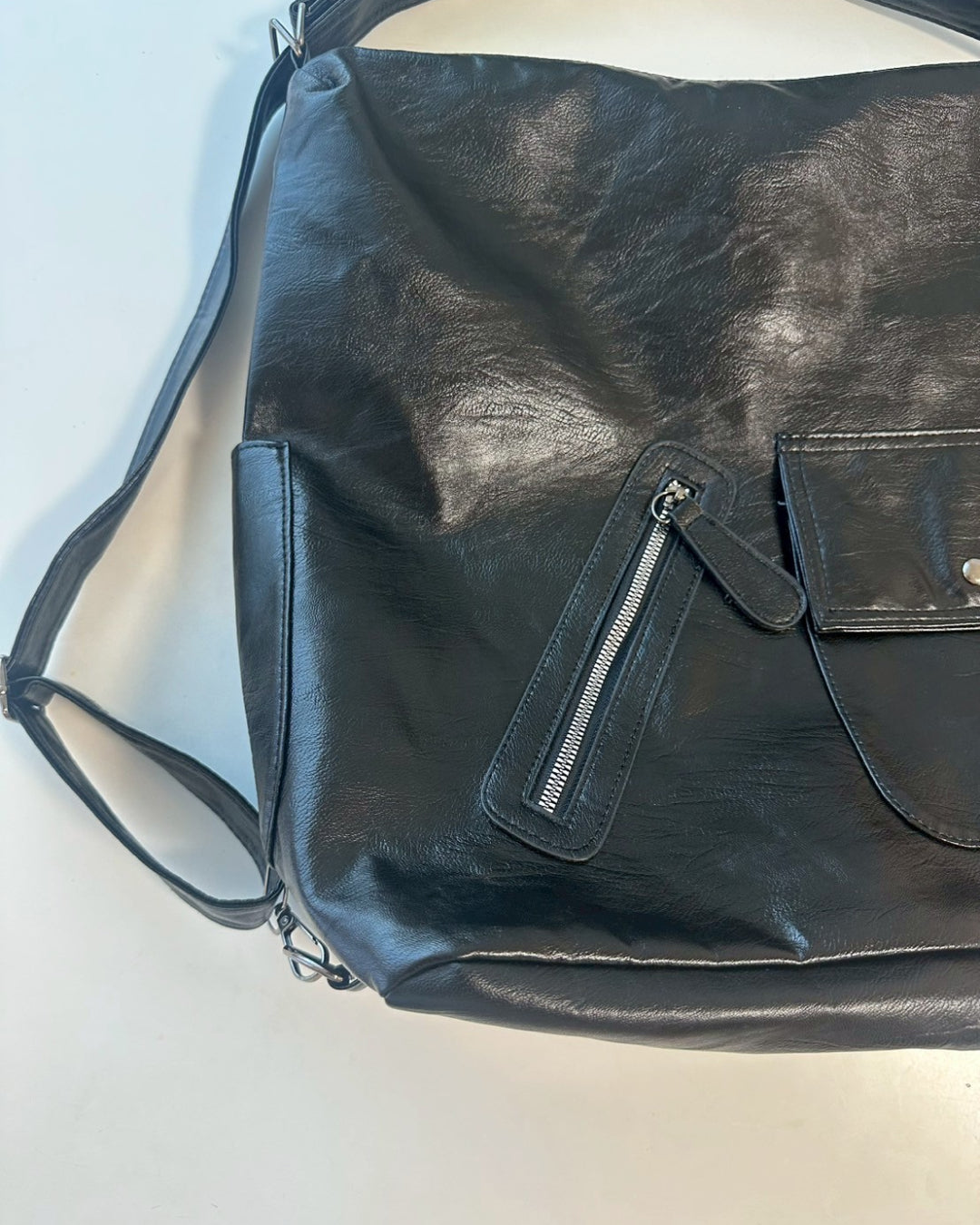 3WAYブラックショルダーバッグ BM0071