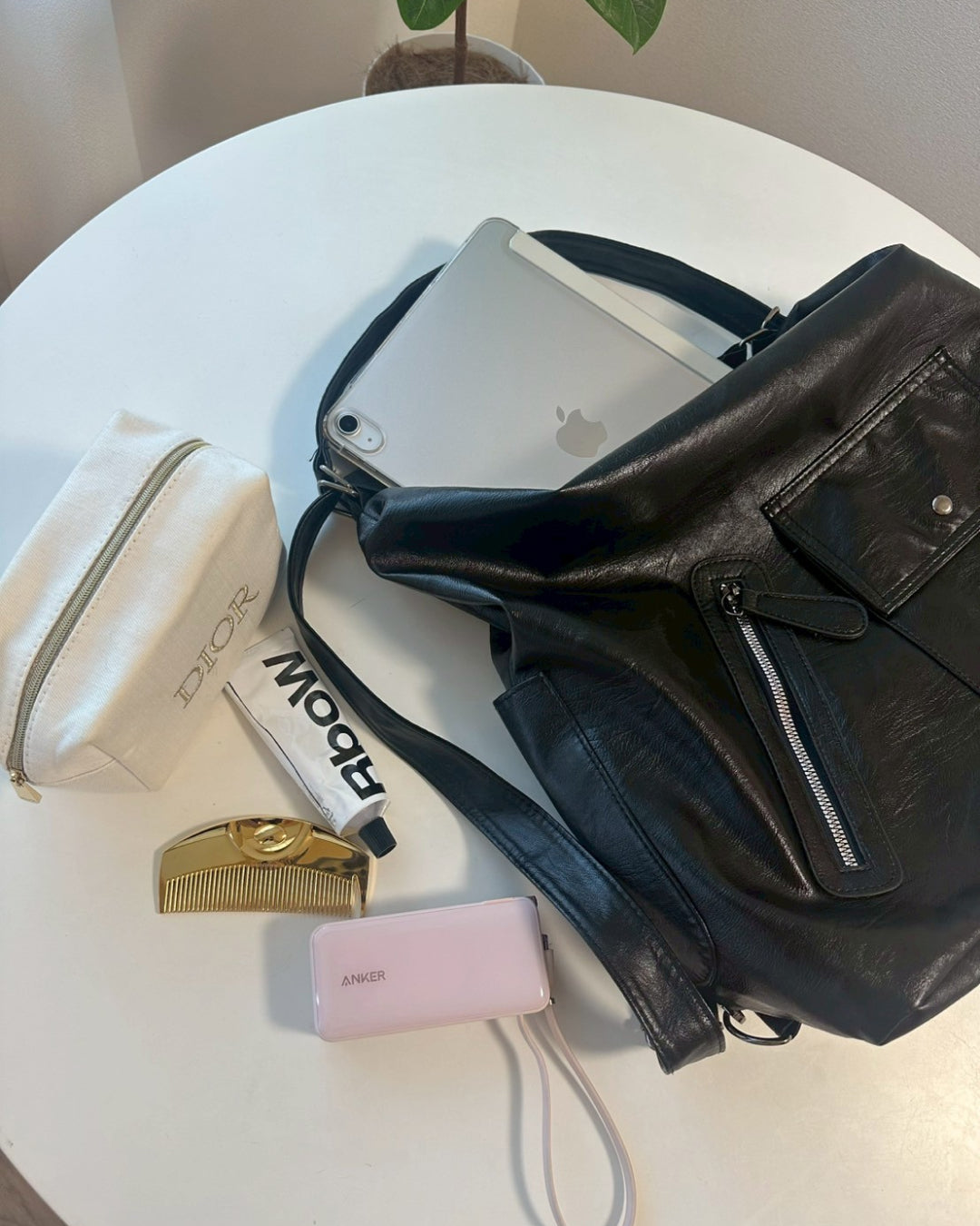 3WAYブラックショルダーバッグ BM0071