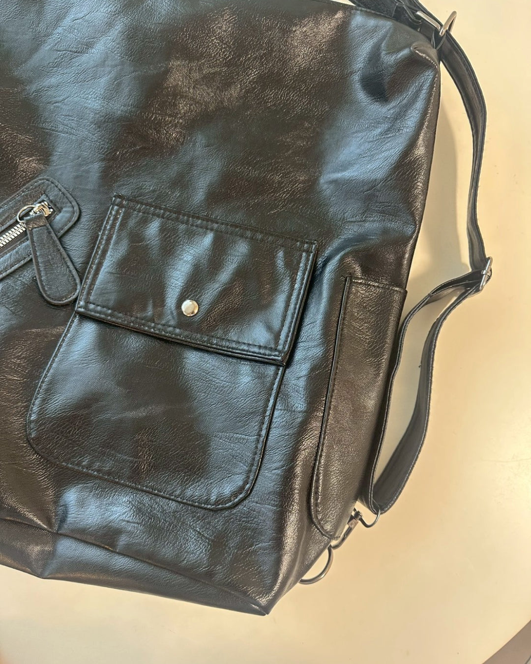 3WAYブラックショルダーバッグ BM0071