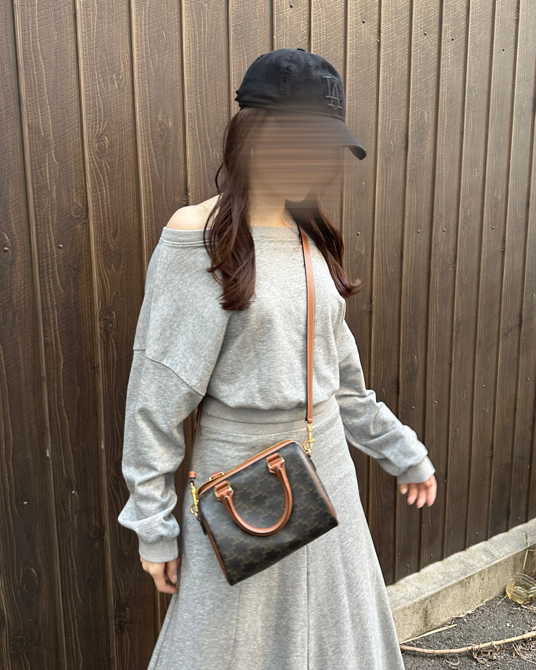 Aラインロングスウェットスカート BM0072