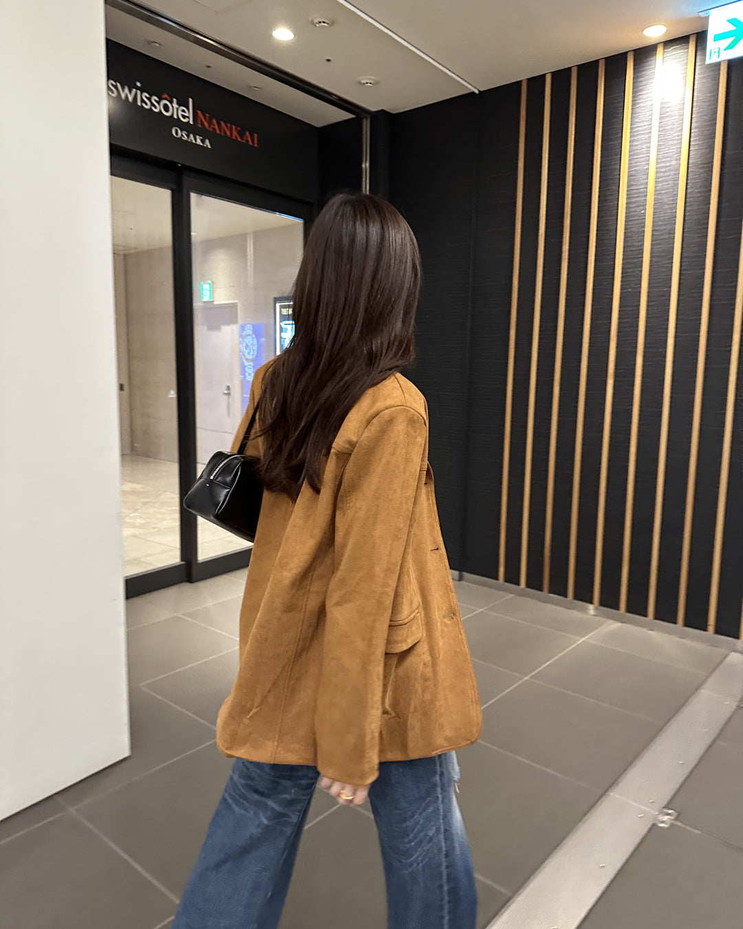 スエードシングルミドルジャケット BM0120