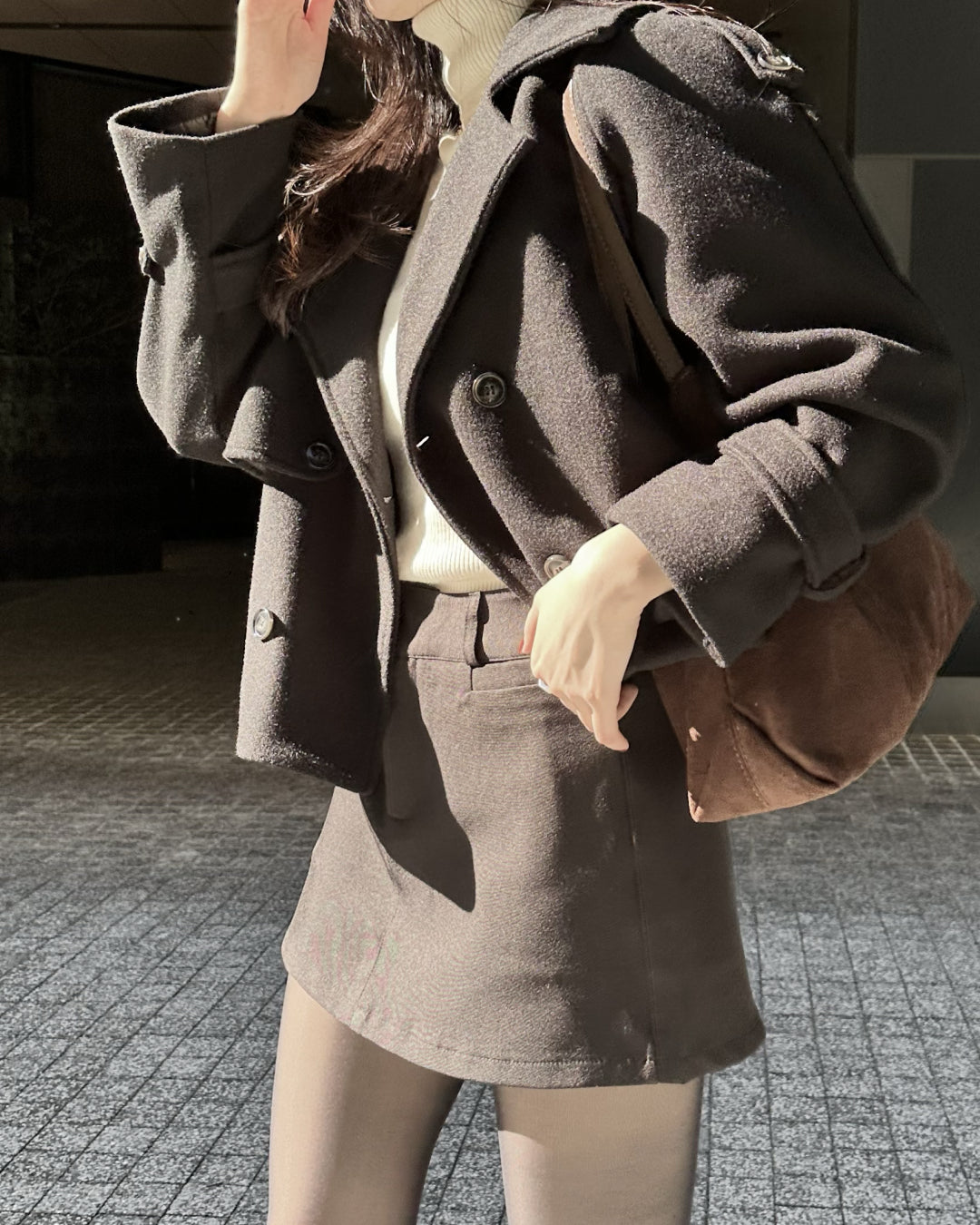 ウールライクショートPコート BM0122